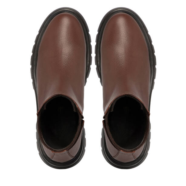 Taba Hakiki Deri Kadın Bot - K25K1BT68514-A29 - Tergan