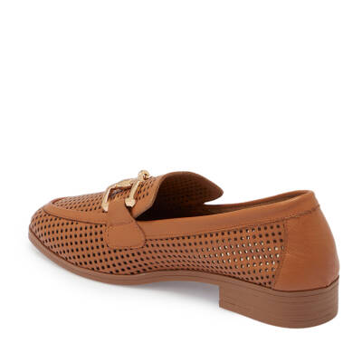 Taba Deri Kadın Casual Ayakkabı - K24I1AY67460-L8R - 2