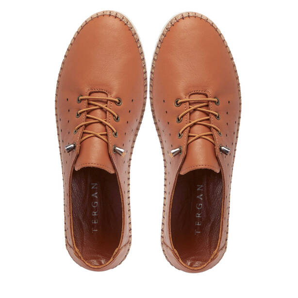 Taba Hakiki Deri Kadın Casual Ayakkabı - K25I1AY67916-A29 - 5