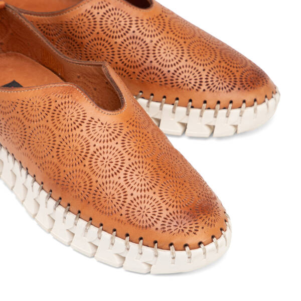 Taba Hakiki Deri Kadın Casual Ayakkabı - K25I1AY68008-A29 - 3