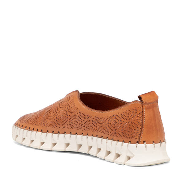 Taba Hakiki Deri Kadın Casual Ayakkabı - K25I1AY68008-A29 - 4