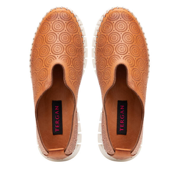 Taba Hakiki Deri Kadın Casual Ayakkabı - K25I1AY68008-A29 - 5