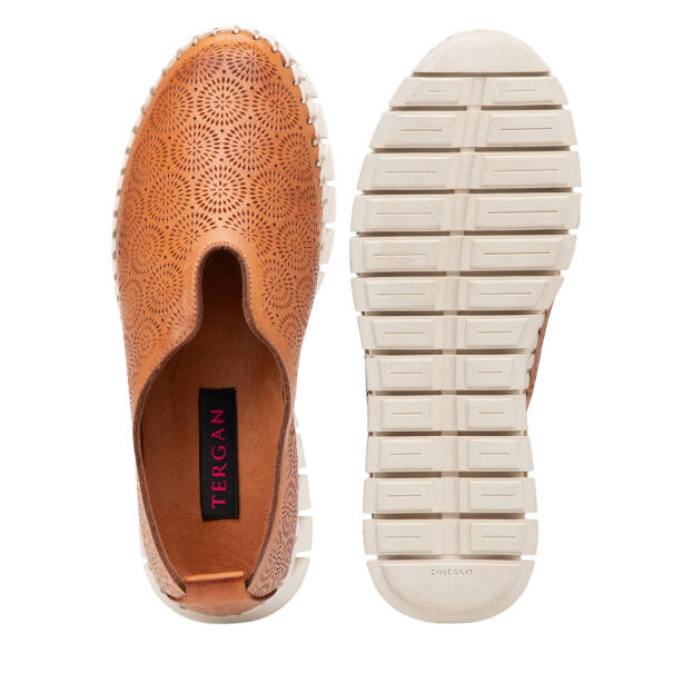 Taba Hakiki Deri Kadın Casual Ayakkabı - K25I1AY68008-A29 - 6