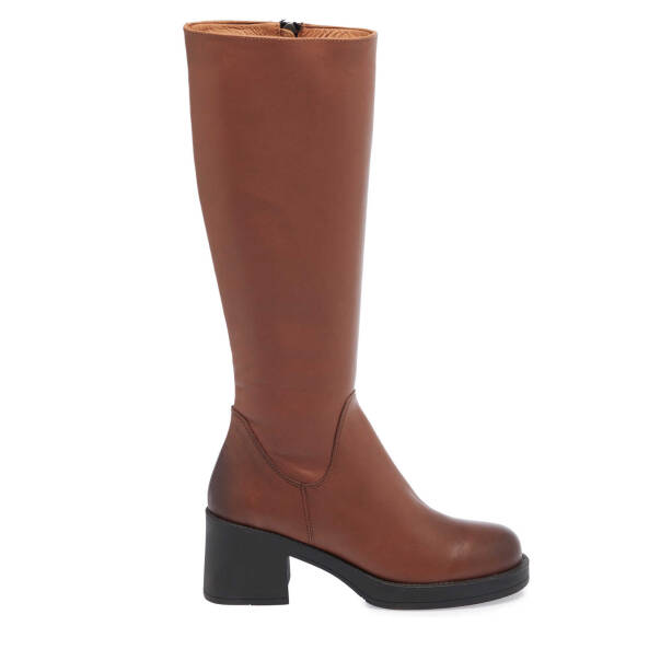 Taba Hakiki Deri Kadın Casual Çizme - K23K1CM66890-A29 - 1