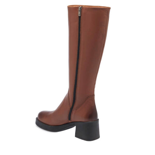 Taba Hakiki Deri Kadın Casual Çizme - K23K1CM66890-A29 - 3