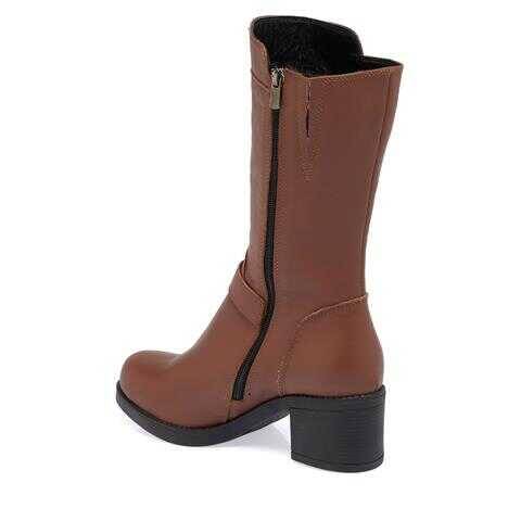 Taba Hakiki Deri Kadın Casual Çizme - K23K1CM66996-A29 - 3