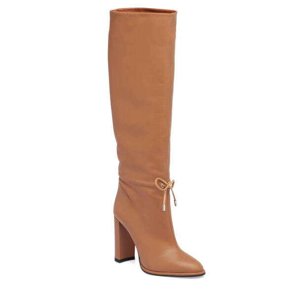 Taba Hakiki Deri Kadın Çizme - K23K1CM67022-A29 - 1
