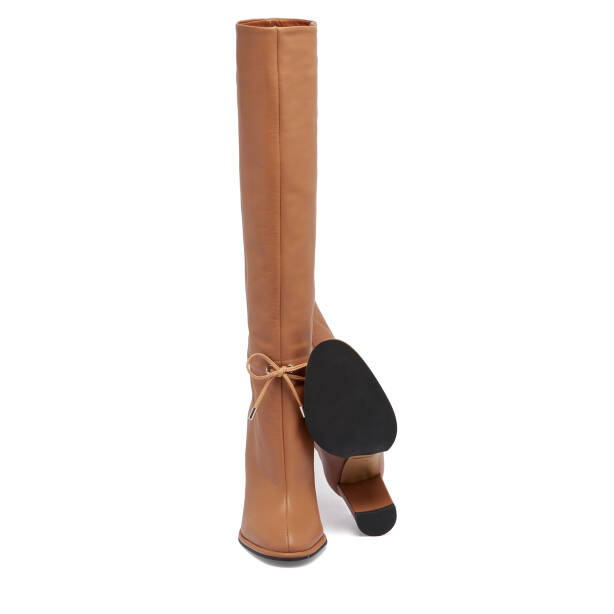 Taba Hakiki Deri Kadın Çizme - K23K1CM67022-A29 - 4