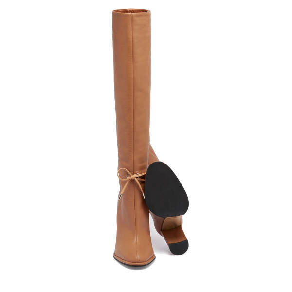 Taba Hakiki Deri Kadın Çizme - K23K1CM67022-A29 - 4