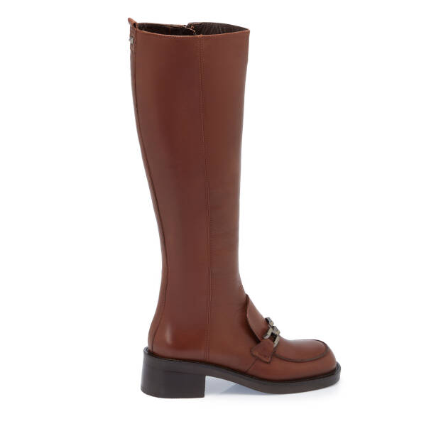 Taba Deri Kadın Çizme - K23K1CM67040-A37 - 3