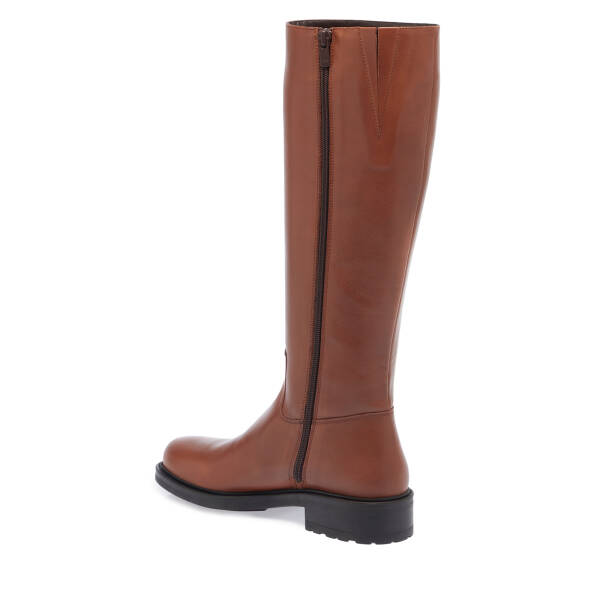 Taba Deri Kadın Çizme - K23K1CM67045-A37 - 2