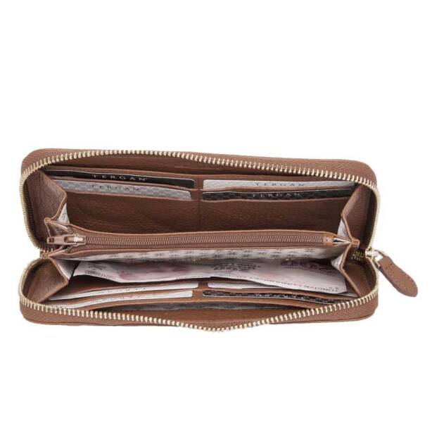 Taba Hakiki Deri Kadın Cüzdan - S1CB00005734-B67 - Tergan