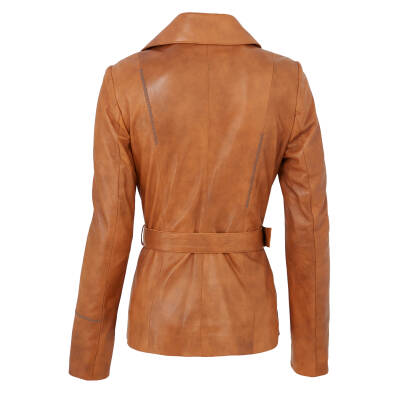 Taba Deri Kadın Deri Ceket - K22BDM320299-R51 - 4