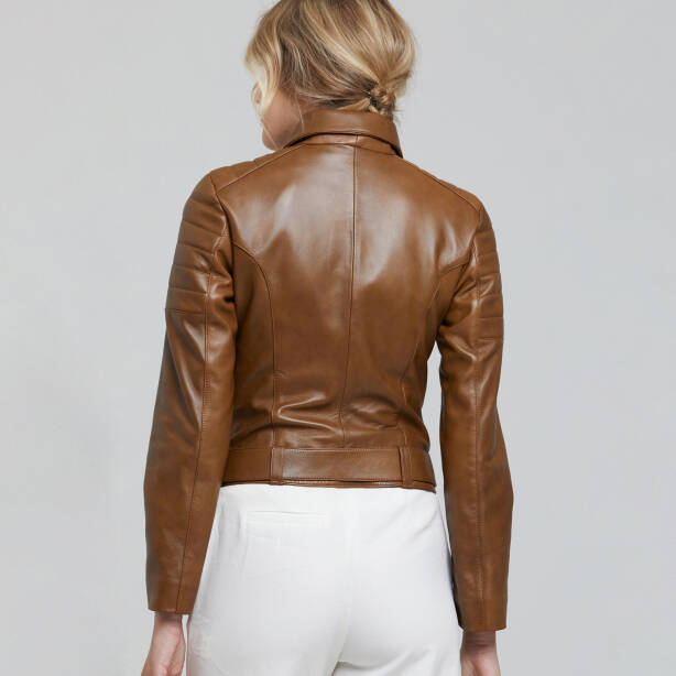 Taba Hakiki Deri Kadın Deri Ceket - K22IDM320251-Q7C - 3