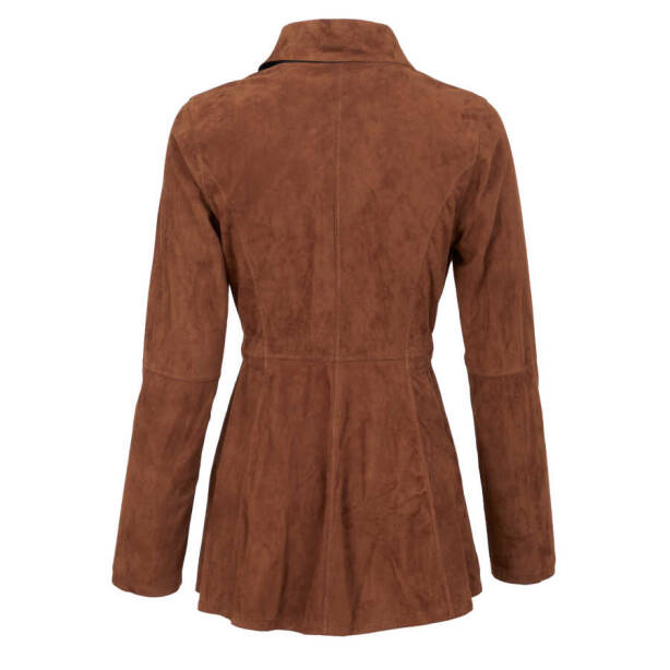 Taba Deri Kadın Deri Ceket - K23IDM320360-R69 - 4