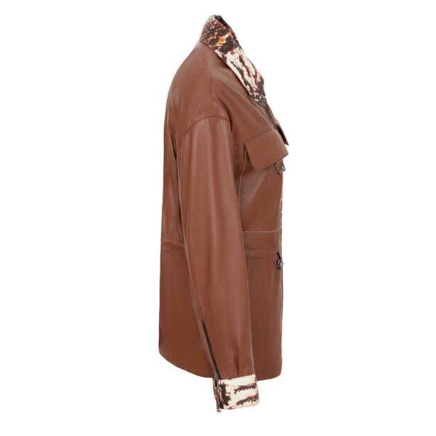 Taba Deri Kadın Deri Mont - K22KDM320288-Q7C - 3