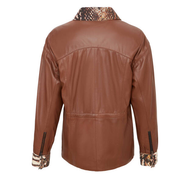 Taba Deri Kadın Deri Mont - K22KDM320288-Q7C - 4