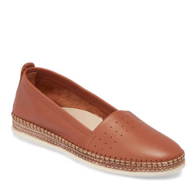 Taba Deri Kadın Espadril - K24I1AY67225-A29 - 1