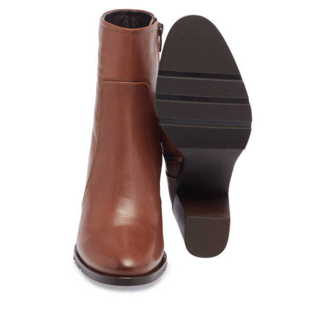 Taba Deri Kadın Klasik Bot - K23K1BT67038-A37 - Tergan