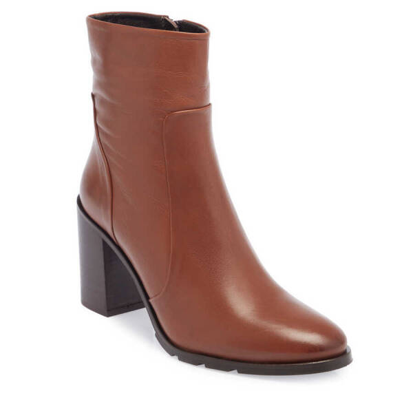 Taba Hakiki Deri Kadın Klasik Bot - K23K1BT67038-A37 - 1