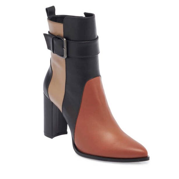 Taba Hakiki Deri Kadın Klasik Bot - K23K1BT67060-F83 - 2