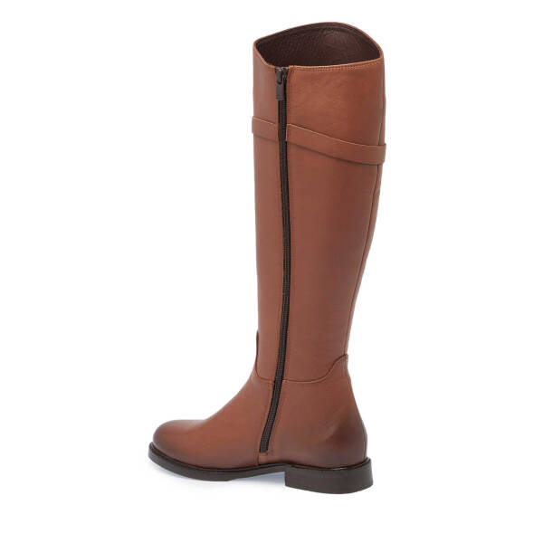Taba Deri Kadın Klasik Çizme - K24K1CM67631-A29 - 2