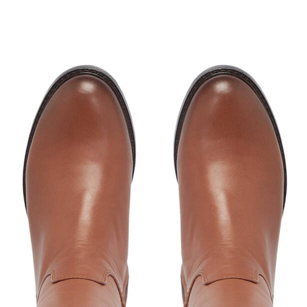 Taba Deri Kadın Klasik Çizme - K24K1CM67631-A29 - 5
