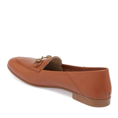  Taba Deri Kadın Loafer - K24I1AY67100-A29 - 2