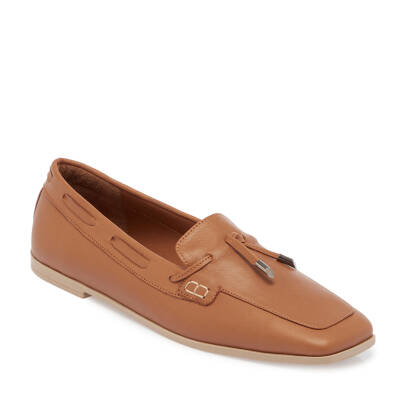 Taba Deri Kadın Loafer - K24I1AY67450-A29 