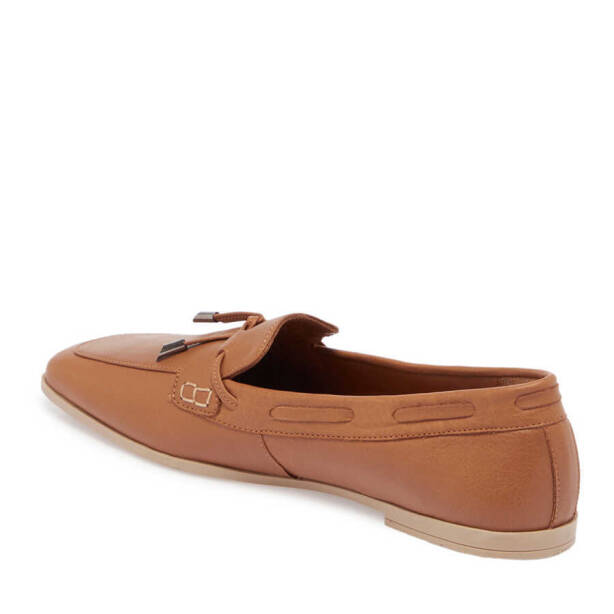 Taba Deri Kadın Loafer - K24I1AY67450-A29 - 2