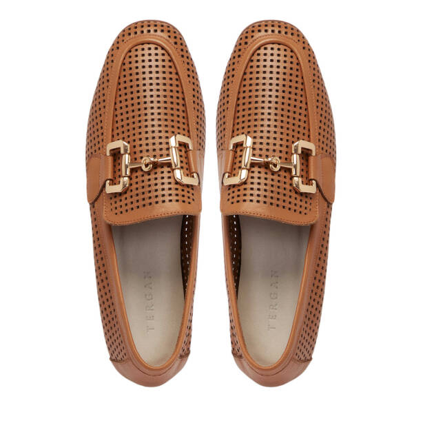 Taba Deri Kadın Loafer - K24I1AY67460-L8R - 5
