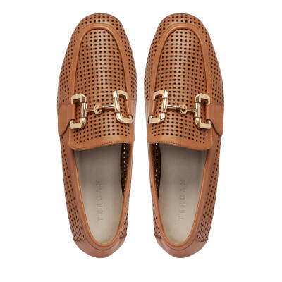 Taba Deri Kadın Loafer - K24I1AY67460-L8R - 5