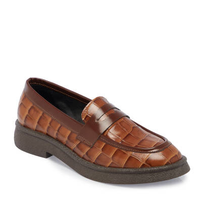  Taba Deri Kadın Loafer - K24S1AY67625-N80 