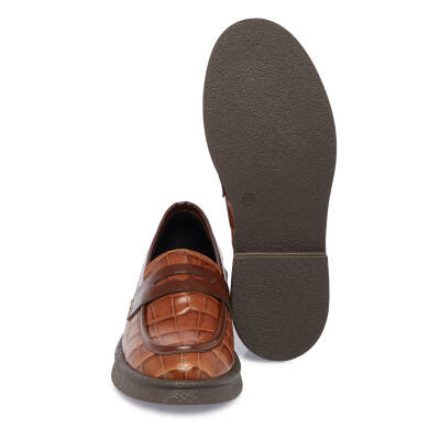  Taba Deri Kadın Loafer - K24S1AY67625-N80 - 4