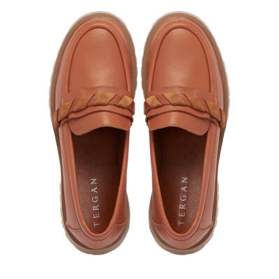 Taba Deri Kadın Loafer - K25I1AY67823-A29 - 5