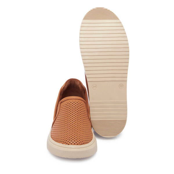 Taba Hakiki Deri Kadın Loafer - K25I1AY67948-A29 - 4