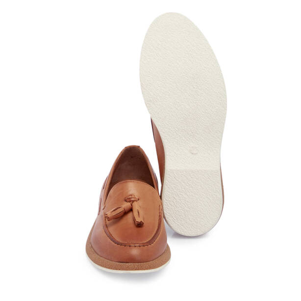 Taba Hakiki Deri Kadın Loafer - K25I1AY67993-A29 - 4