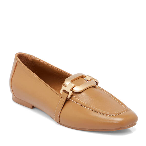 Taba Deri Kadın Loafer - K25S1AY68358-L8R - 1