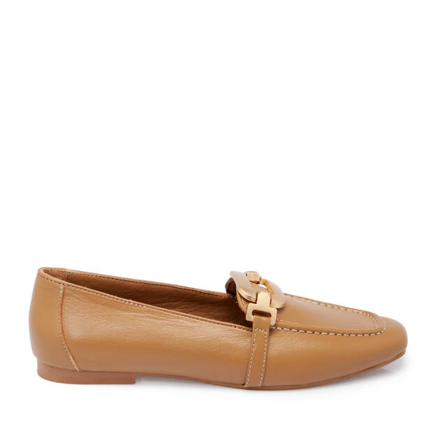 Taba Deri Kadın Loafer - K25S1AY68358-L8R - 3
