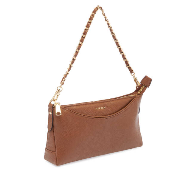 Taba Deri Kadın Omuz Çantası - S25K1BC79149-B67 - 2