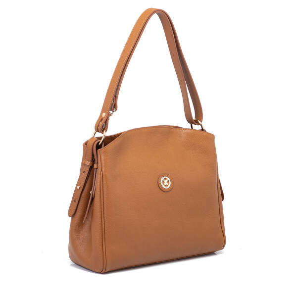 Taba Deri Kadın Omuz Çantası - S25K1BC79450-B67 - 2