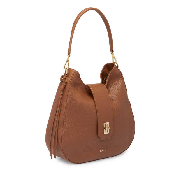 Taba Deri Kadın Omuz Çantası - S25Y1BC80433-B67 - 2