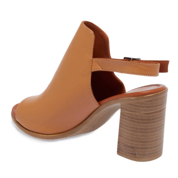 Taba Hakiki Deri Kadın Sandalet - K24Y1AY67243-A29 - 3