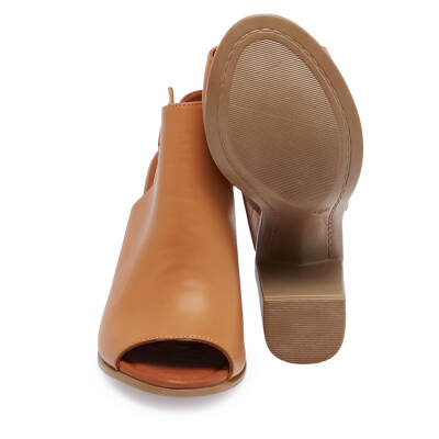 Taba Deri Kadın Sandalet - K24Y1AY67243-A29 - 4