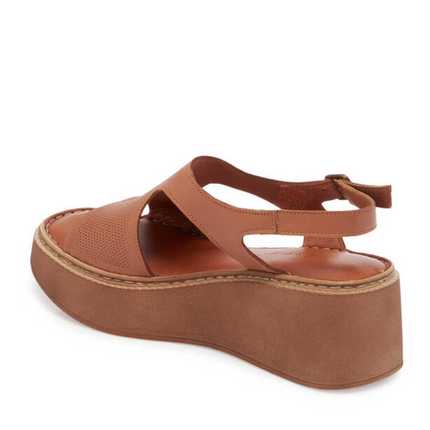 Taba Hakiki Deri Kadın Sandalet - K24Y1SN67220-A29 - 3