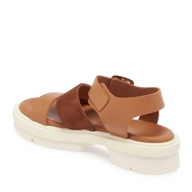 Taba Deri Kadın Sandalet - K24Y1SN67261-A29 - 2