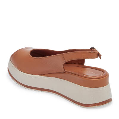 Taba Deri Kadın Sandalet - K24Y1SN67280-A29 - 2