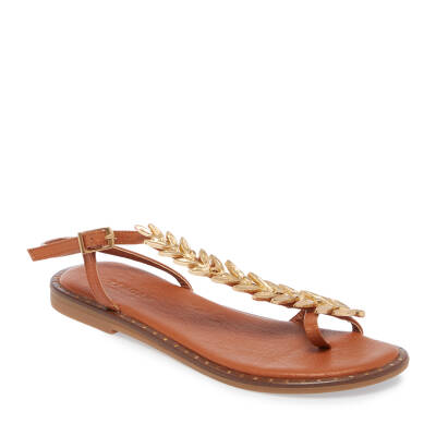 Taba Deri Kadın Sandalet - K24Y1SN67406-A29 