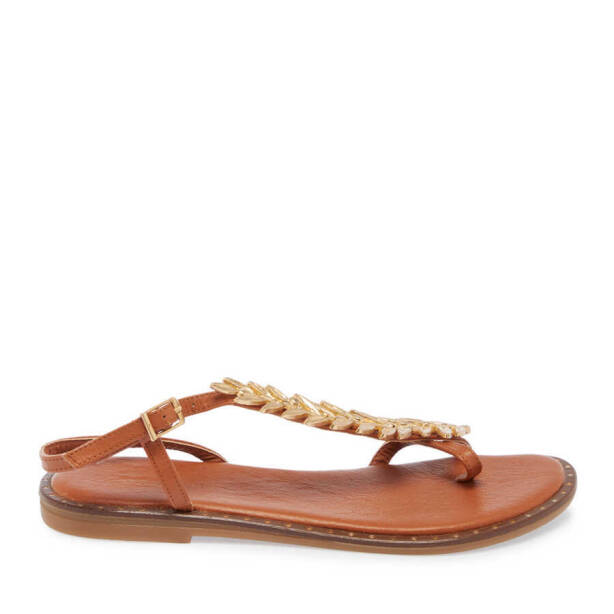 Taba Deri Kadın Sandalet - K24Y1SN67406-A29 - 3