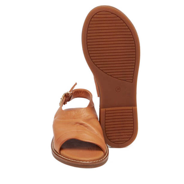Taba Hakiki Deri Kadın Sandalet - K24Y1SN67416-L8R - 4
